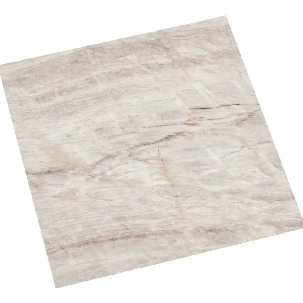 vidaXL Materiales De Construcción-Tableros de Suelo 55 pcs Beige 5,11 m² PVC
