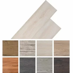 vidaXL Tableros de Suelo 18 pcs 5,26 m² PVC Roble cl&aacute;sico Discount