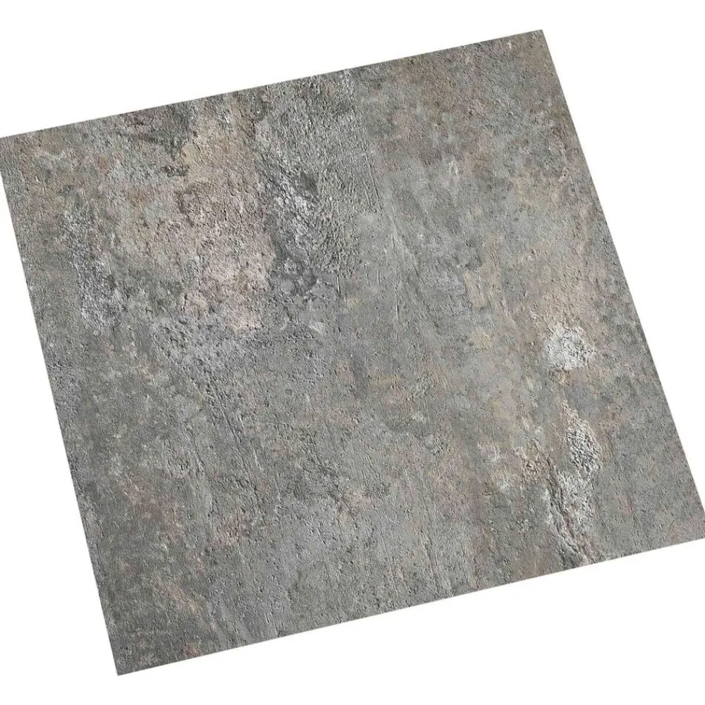 vidaXL Materiales De Construcción-Tableros de Suelo 55 pcs Gris 5,11 m² PVC