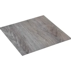 vidaXL Tableros de Suelo 55 pcs Marrón Claro 5,11 m² PVC Marr&oacute;n claro