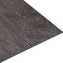 vidaXL Tableros de Suelo 55 pcs Marrón 5,11 m² PVC Negro y gris Hot