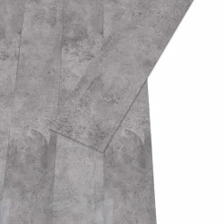 vidaXL Tableros de Suelo 18 pcs Cemento Marrón 5,26 m² PVC Cemento marr&oacute;n Clearance