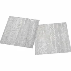 vidaXL Tableros de Suelo 55 pcs Gris 5,11 m² PVC