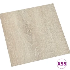 vidaXL Materiales De Construcción-Tableros de Suelo 55 pcs 5,11 m² PVC