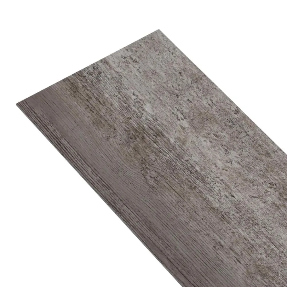 vidaXL Tableros de Suelo 18 pcs Marrón 5,26 m² PVC Madera rayada Best