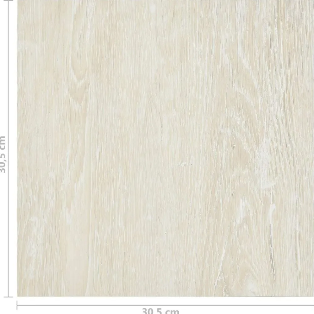 vidaXL Tableros de Suelo 55 pcs Crema 5,11 m² PVC Discount