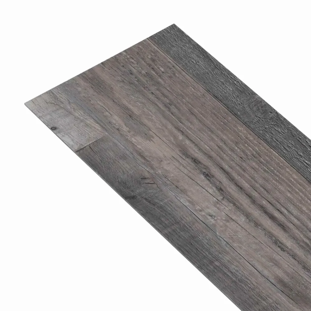 vidaXL Materiales De Construcción-Tableros de Suelo 18 pcs Gris 5,26 m² PVC