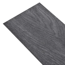 vidaXL Tableros de Suelo 36 pcs 5,02 m² PVC Negro y Hot