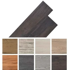 vidaXL Tableros de Suelo 36 pcs Marrón Oscuro 5,02 m² PVC Marr&oacute;n oscuro Online