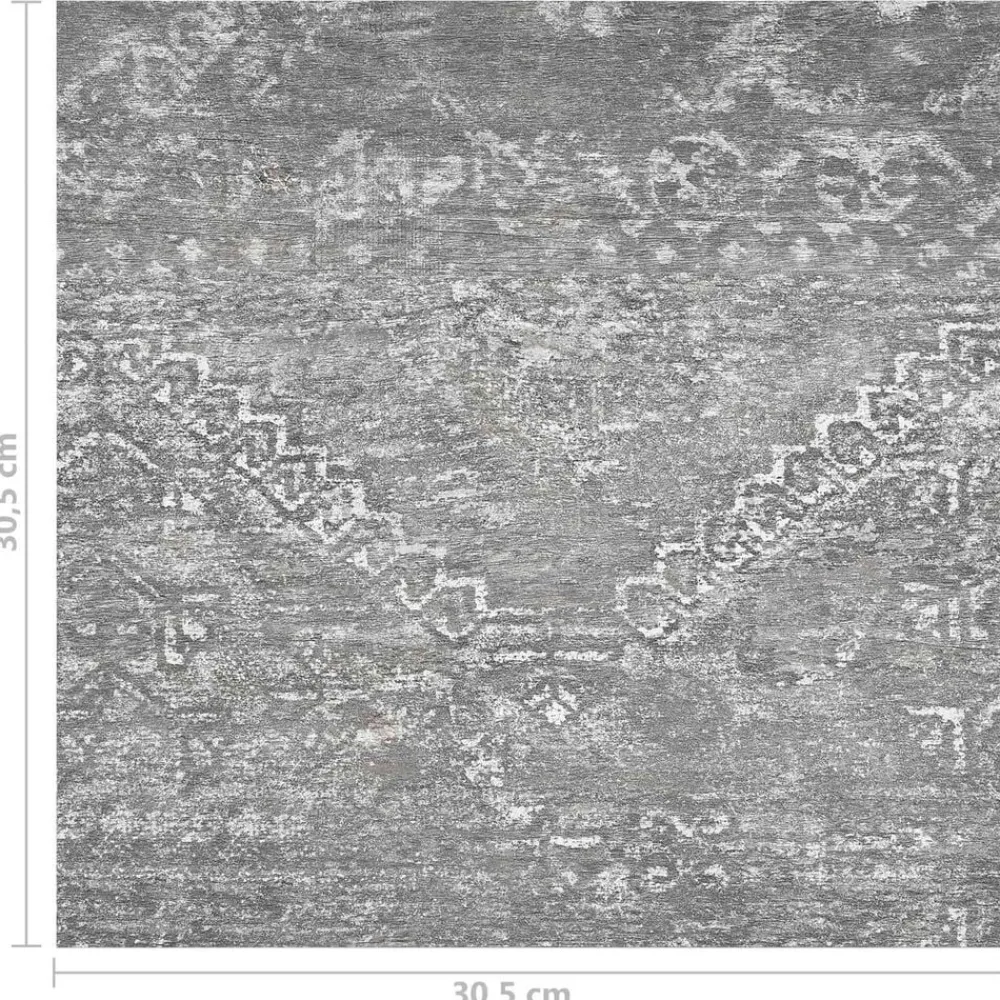 vidaXL Materiales De Construcción-Tableros de Suelo 55 pcs Gris Concreto 5,11 m² PVC