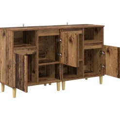 vidaXL Tableros Lateral 2 pcs 60 x 35 x 70 cm Madera vieja Outlet