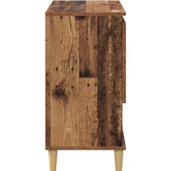 vidaXL Tableros Lateral 2 pcs 60 x 35 x 70 cm Madera vieja Outlet