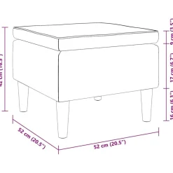 vidaXL Sillas-Taburete con patas de madera terciopelo rojo tinto