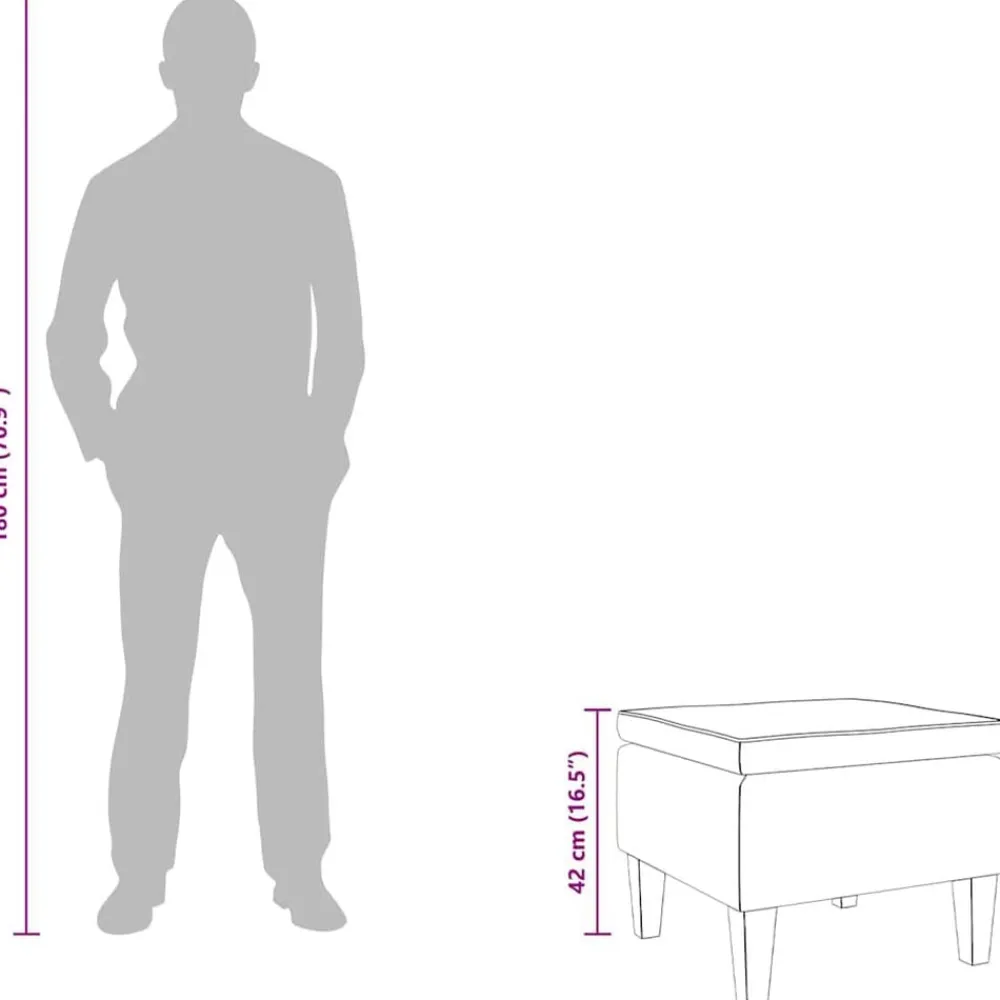 vidaXL Sillas-Taburete con patas de madera terciopelo marrón