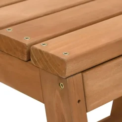 vidaXL Taburete con peldaños plegable madera maciza de abeto Outlet