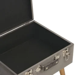 vidaXL Bancos-Taburete de almacenamiento de terciopelo 40 cm