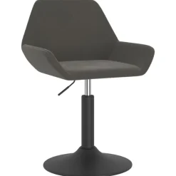vidaXL Taburete de cocina de terciopelo Gris oscuro Online