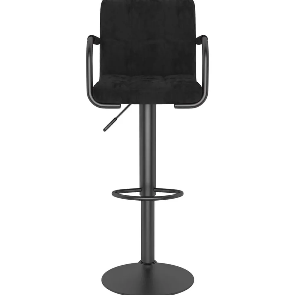 vidaXL Sillas-Taburete de cocina de terciopelo