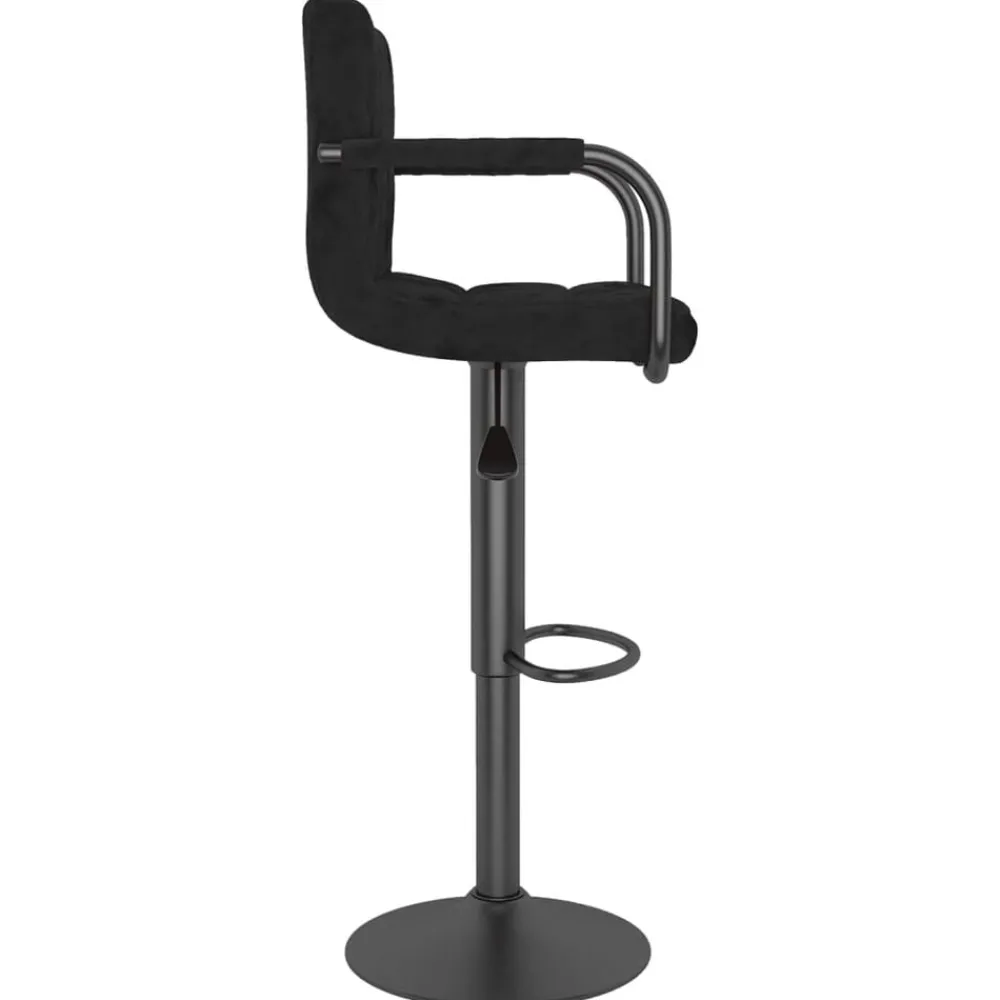 vidaXL Sillas-Taburete de cocina de terciopelo