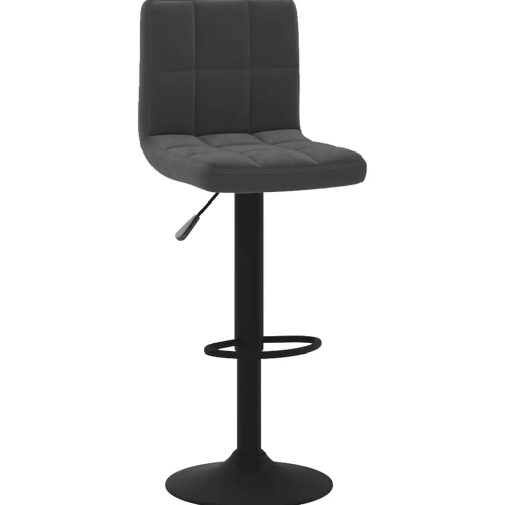 vidaXL Sillas-Taburete de cocina de terciopelo