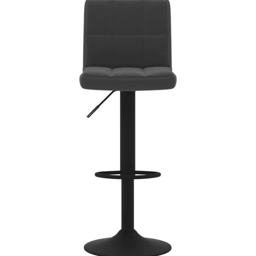 vidaXL Sillas-Taburete de cocina de terciopelo