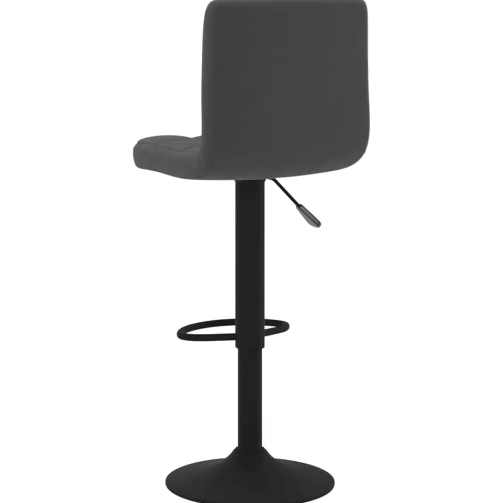 vidaXL Sillas-Taburete de cocina de terciopelo