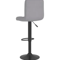vidaXL Taburete de cocina de tela Gris claro Online
