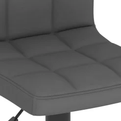 vidaXL Taburete de cocina de tela Gris oscuro Online