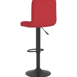 vidaXL Sillas-Taburete de cocina de tela