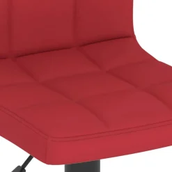 vidaXL Sillas-Taburete de cocina de tela