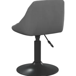 vidaXL Sillas-Taburete de cocina de terciopelo
