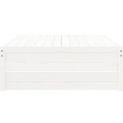 vidaXL Muebles De Jardín-Taburete de jardín madera maciza de 120x80 cm