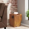 vidaXL Sillas-Taburete de madera maciza de teca
