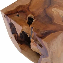 vidaXL Sillas-Taburete de madera maciza de teca