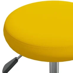 vidaXL Taburete de masajes terciopelo Amarillo mostaza
