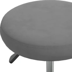 vidaXL Taburete de masaje terciopelo Gris oscuro Clearance