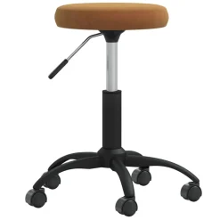 vidaXL Taburete de masajes terciopelo Marrón Marr&oacute;n Best