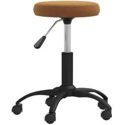 vidaXL Taburete de masajes terciopelo Marrón Marr&oacute;n Best
