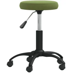 vidaXL Taburete de masaje terciopelo Verde claro Clearance