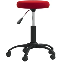vidaXL Taburete de masaje terciopelo rojo vino Rojo vino tinto Best