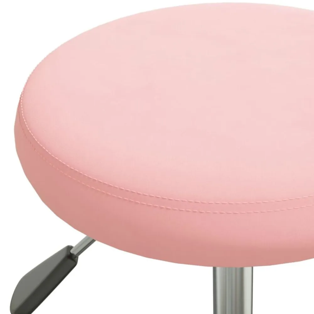 vidaXL Taburete de masajes terciopelo Rosa