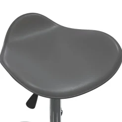 vidaXL Peluquería Y Cosmética-Taburete de salón de belleza de cuero sintético