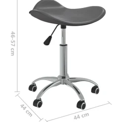 vidaXL Peluquería Y Cosmética-Taburete de salón de belleza de cuero sintético