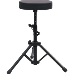 vidaXL Taburete de tambor ajustable redondo negro Outlet