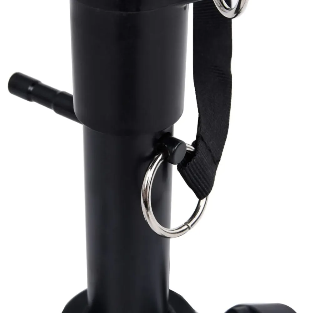 vidaXL Taburete de tambor ajustable redondo negro Outlet