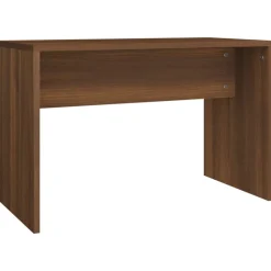 vidaXL Bancos-Taburete de tocador contrachapada marrón roble 70x35x45 cm