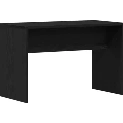 vidaXL Taburete de vestidor 70 x 35 x 45 cm Roble negro New