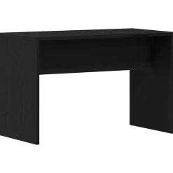 vidaXL Taburete de vestidor 70 x 35 x 45 cm Roble negro New
