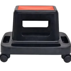 vidaXL Accesorios De Bricolaje-Taburete para mecánicos giratorio con almacenamiento 150 kg