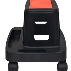vidaXL Accesorios De Bricolaje-Taburete para mecánicos giratorio con almacenamiento 150 kg